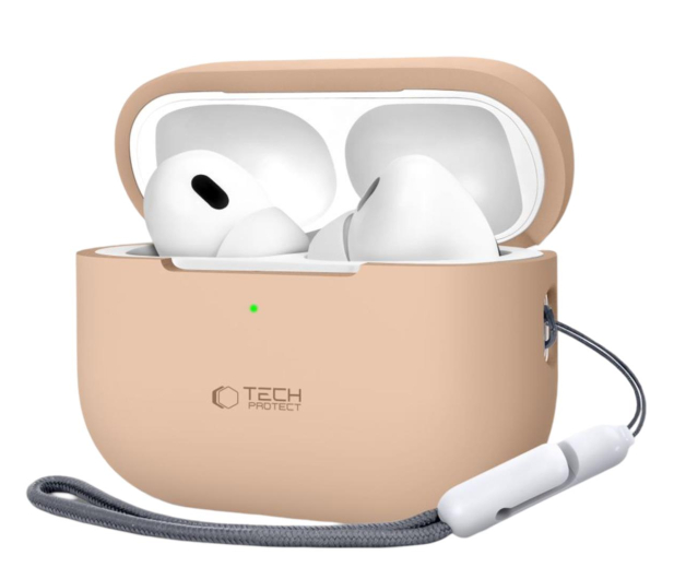 Tech-Protect Silicone do Apple Airpods Pro (1.|2. gen.) cafe latte - 1285347 - zdjęcie